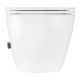 Унитаз подвесной с функцией биде Azario Grado AZ-046E-NR безободковый белый
