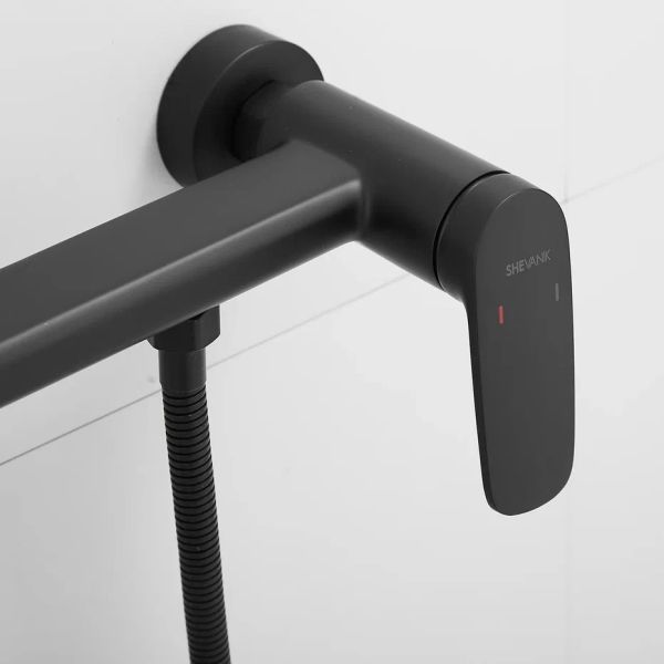 Гигиенический душ со смесителем Shevanik S8505H-1 чёрный