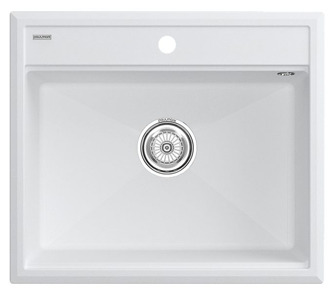 Мойка кухонная Paulmark Stepia PM115951-WH белый