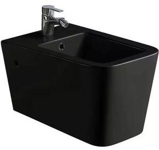 Биде подвесное SantiLine SL-5054MB чёрный матовый Биде подвесное SantiLine SL-5054MB чёрный матовый