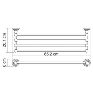 Wasserkraft Ammer K-7011 Полка для полотенец Wasserkraft Ammer K-7011 Полка для полотенец