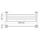 Wasserkraft Ammer K-7011 Полка для полотенец Wasserkraft Ammer K-7011 Полка для полотенец