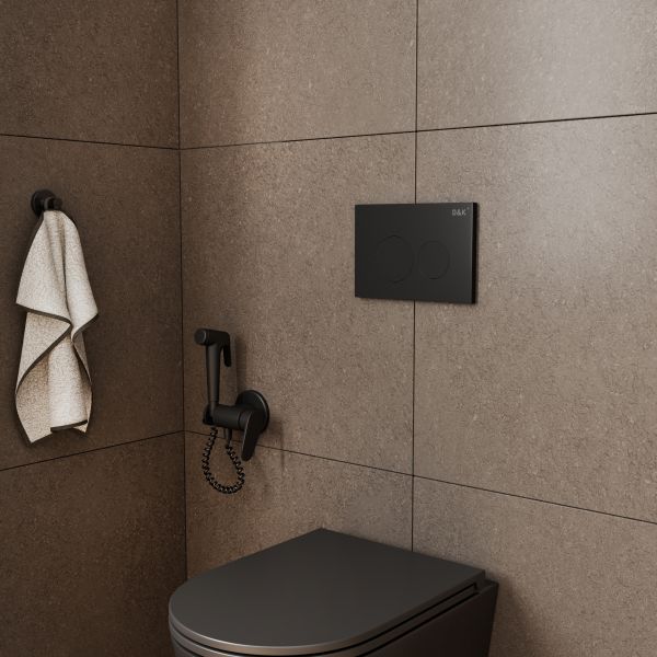 Клавиша смыва D&K Bayern DB1529025.2  (арт.инсталл DI8050127), черный