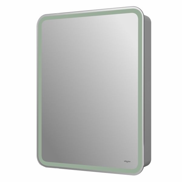 Зеркало-шкаф Reflexion Circle 60L RF2109SR с подсветкой 60х80