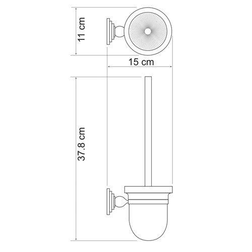 Wasserkraft Ammer K-7027 Щетка для унитаза подвесная