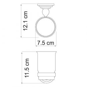 Wasserkraft Ammer K-7028 Подстаканник стеклянный