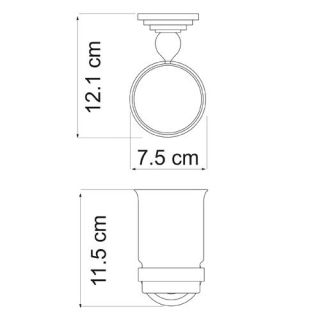 Wasserkraft Ammer K-7028 Подстаканник стеклянный Wasserkraft Ammer K-7028 Подстаканник стеклянный