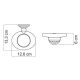 Wasserkraft Ammer K-7029 Мыльница стеклянная Wasserkraft Ammer K-7029 Мыльница стеклянная