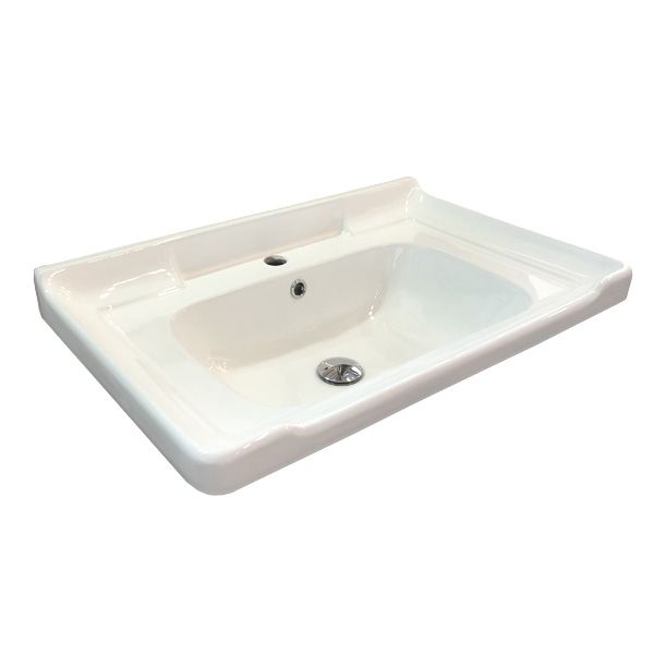 Comforty Тумба-умывальник "Рига-70" дуб сонома с раковиной Comforty 9335-70