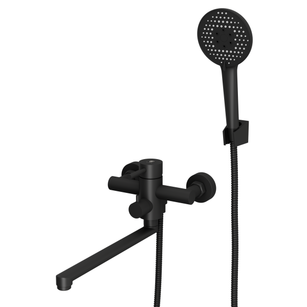 Смеситель для ванны с длинным поворотным изливом RUSH Melos (SUS1101-51Black) Смеситель для ванны с длинным поворотным изливом RUSH Melos (SUS1101-51Black)