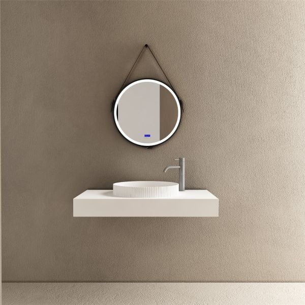 Накладная раковина NT Bagno Fanello NT705 40см белый матовый