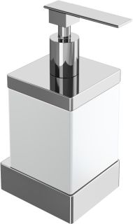 Дозатор Boheme Qubic 10727-CR хром