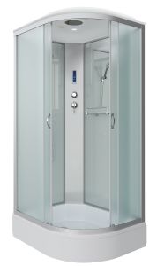 Душевая кабина Niagara NG-33984-14LP 90x80см серебро/матовое