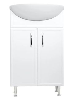 Тумба под раковину Stella Polar Концепт SP-00001861 55 см белый матовый