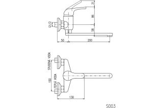 Смеситель для кухни Rav Slezak Sazava SA501.5/23 хром Смеситель для кухни Rav Slezak Sazava SA501.5/23 хром