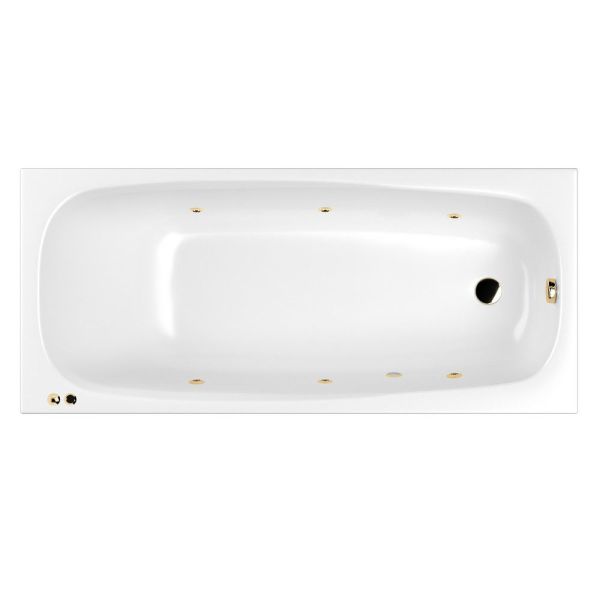 Гидромассажная ванна WHITECROSS Layla Slim 0122.180080.100.SOFT.GL 180x80 см Soft золото Гидромассажная ванна WHITECROSS Layla Slim 0122.180080.100.SOFT.GL 180x80 см Soft золото