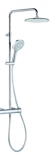 Душевая стойка Kludi Freshline Dual shower system с термостатом хром 6709205-00