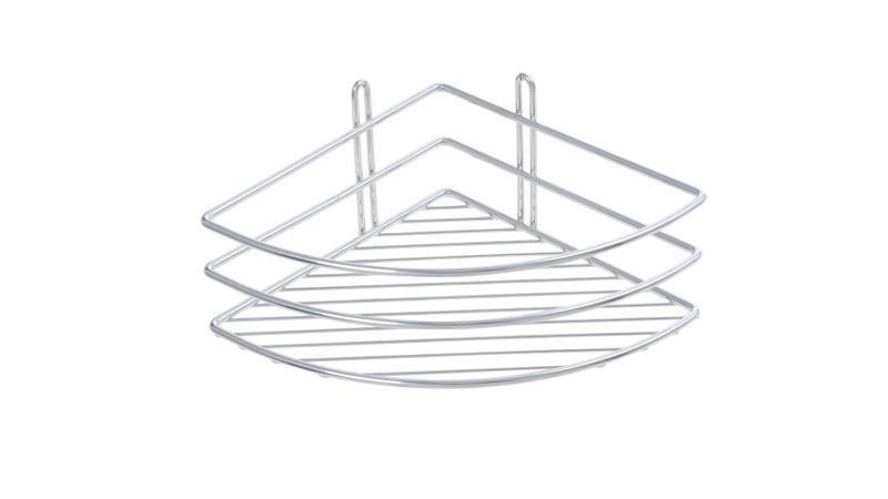 Полка Fixsen угловая одноэтажная цвет серый (FX-710-1) Полка Fixsen угловая одноэтажная цвет серый (FX-710-1)