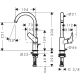 Смеситель для раковины Hansgrohe Logis 71130670 Черный матовый