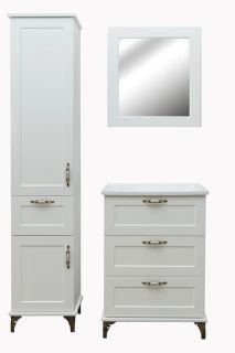 Напольная тумба под раковину Эстет Bali Classic ФР-00002231 80см три ящика белый Напольная тумба под раковину Эстет Bali Classic ФР-00002231 80см три ящика белый