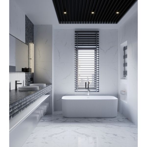 Ванна из искусственного камня NT Bagno Favoloso NT221 170x75см белый матовый