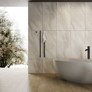 Полотенцесушитель электрический AQUAme AQM3132MB 45x100 см чёрный матовый