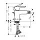 Смеситель для биде Hansgrohe Talis E 71720700