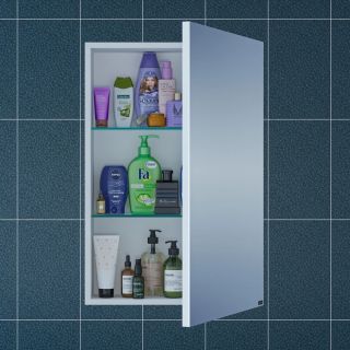 Зеркальный шкаф СанТа Стандарт 113002 50см фацет белый Зеркальный шкаф СанТа Стандарт 113002 50см фацет белый