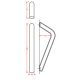 Полотенцедержатель ArtCeram Postit PSC003 01 00 белый