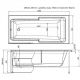 Акриловая ванна Aquanet Taurus 160x75