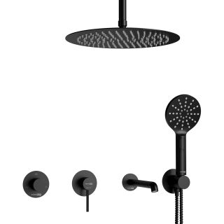 Душевой комплект WasserKRAFT Muritz 9851.98DVR3.151.160.444.240.339.443MB чёрный матовый