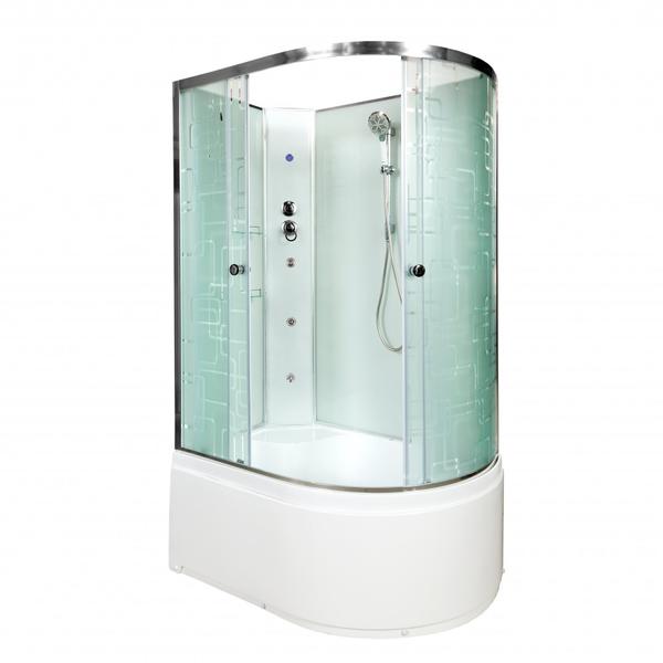 Душевая кабина Deto ЕМ4512 L N LED с гм. 120х80х208 см