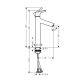 Смеситель Hansgrohe Talis S 190 72032000 для раковины Смеситель Hansgrohe Talis S 190 72032000 для раковины