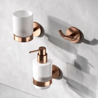 Двойной крючок для полотенец AM.PM X-Joy A85A35644 розовое золото