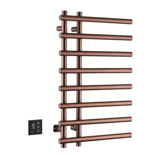 Полотенцесушитель электрический Boheme Uno 722-CB 50x80 см диммер слева брашированная медь Полотенцесушитель электрический Boheme Uno 722-CB 50x80 см диммер слева брашированная медь