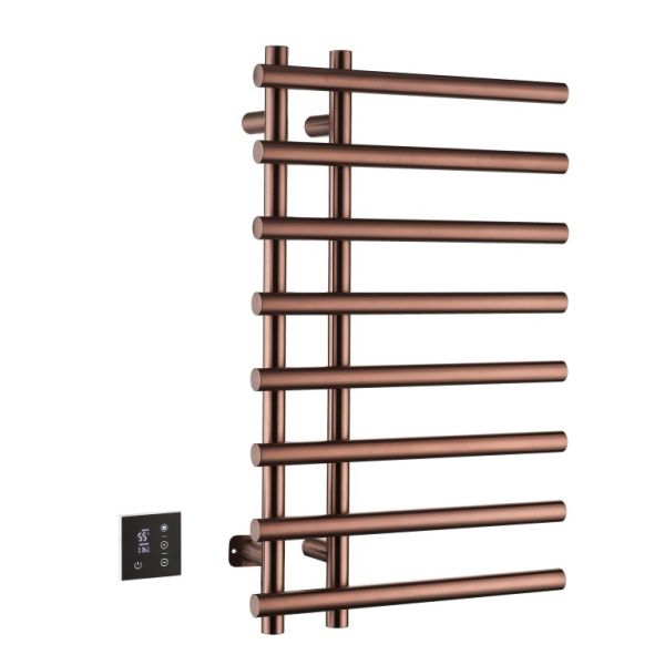 Полотенцесушитель электрический Boheme Uno 722-CB 50x80 см диммер слева брашированная медь Полотенцесушитель электрический Boheme Uno 722-CB 50x80 см диммер слева брашированная медь