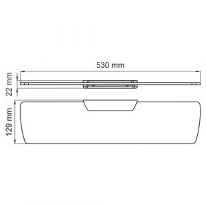Wasserkraft Elbe K-7224 Полка стеклянная