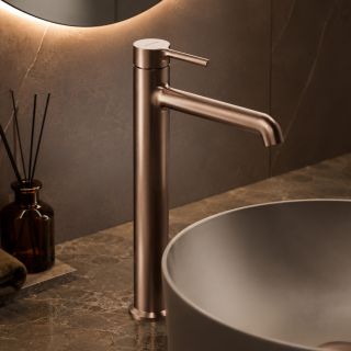 Смеситель для раковины WasserKRAFT Rhein 9903HBRG розовое золото матовое