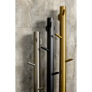 Полотенцесушитель электрический Boheme OAK BLACK черный матовый