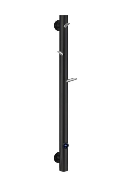Полотенцесушитель электрический Boheme Oak 724-BCR 20x150 см чёрный/хром Полотенцесушитель электрический Boheme Oak 724-BCR 20x150 см чёрный/хром