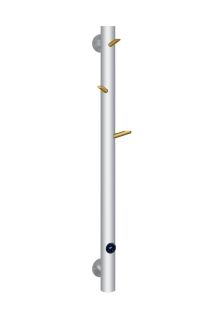 Полотенцесушитель электрический Boheme Oak 724-WG 20x150 см белый/золото Полотенцесушитель электрический Boheme Oak 724-WG 20x150 см белый/золото