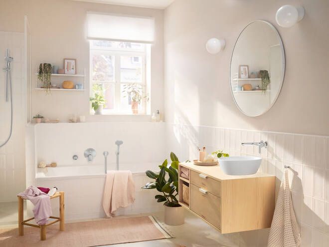 Смеситель для ванны с душем Hansgrohe Rebris S 72466000 хром глянцевый
