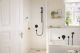 Смеситель для ванны с душем Hansgrohe Rebris S 72466670 черный матовый