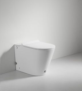 Приставной унитаз Cerutti SPA Argentina Pulse CT7267 с функцией импульсного смыва белый