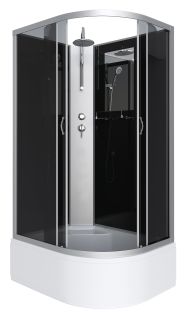 Душевая кабина Niagara NG-2510-14LBKT 120x80см серебро/тонированное