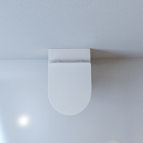 Подвесной унитаз с инсталляцией Cerutti SPA Barbaria Aria Pulse CT7277 с функцией импульсного смыва белый