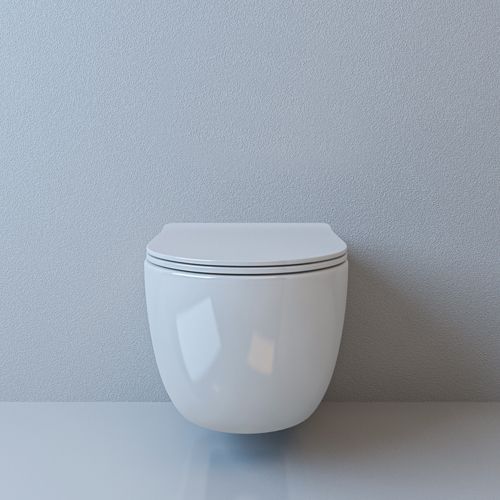 Подвесной унитаз с инсталляцией Cerutti SPA Barbaria Aria Pulse CT7277 с функцией импульсного смыва белый