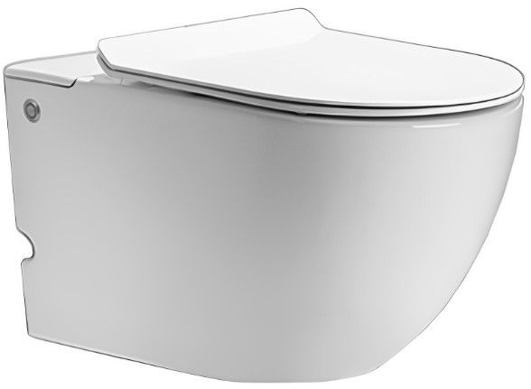 Подвесной унитаз с инсталляцией Cerutti SPA Barbaria Aria Pulse CT7277 с функцией импульсного смыва белый
