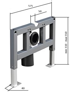Подвесной унитаз с инсталляцией Cerutti SPA Barbaria Aria Pulse CT7277 с функцией импульсного смыва белый