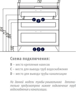 Тумба под раковину Акватон Леон H 80см дуб белый 1A187801LBPS0 Тумба под раковину Акватон Леон H 80см дуб белый 1A187801LBPS0
